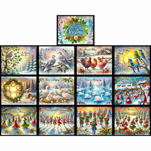 The Twelve Days of Christmas - 12 Month Set plus Title Image