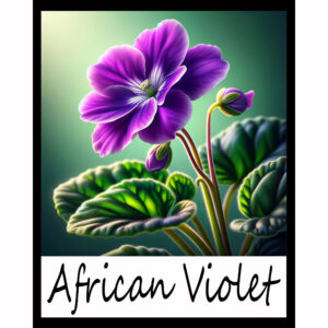 Flower Series: African Violet