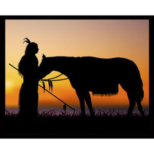 American Indian Silhouette