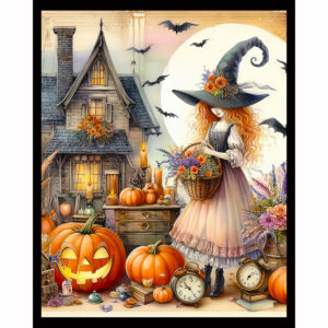 Autumn Witch at Home