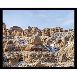 Badlands in Winter
