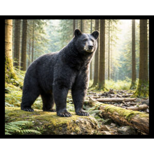 Black Bear at First Light