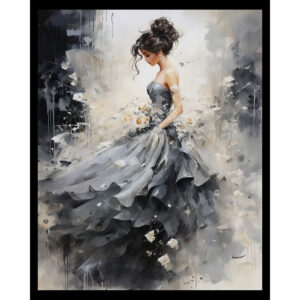 Black and White Dress