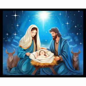 Blue Nativity