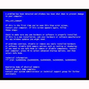Blue Screen of Death