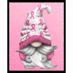 Breast Cancer Awareness Gnome