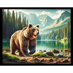 Brown Bear at Lakeside