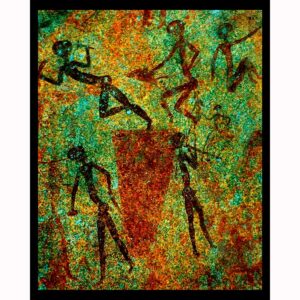 Bushmen Rock Painting