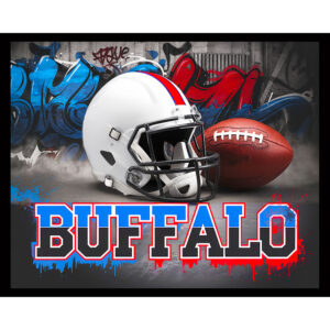 Football Graffiti - Buffalo