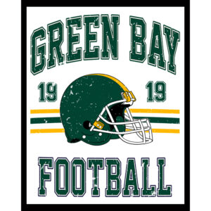Football Grunge - Green Bay