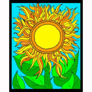 Cartoon Sunflower
