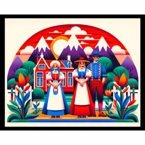 Charming Folk Family