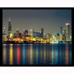 Chicago Skyline at Night