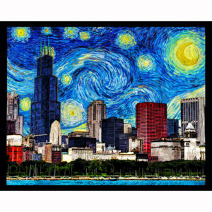 Chicago Starry Night