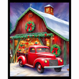 Christmas Farm Truck