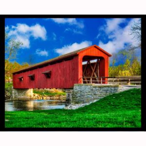 Covered Bridge at Cataract Falls
