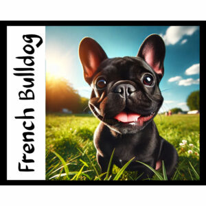 Dog Series: French Bulldog (Black)