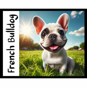 Dog Series: French Bulldog (White)
