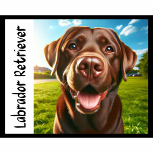 Dog Series: Labrador Retriever (Chocolate)