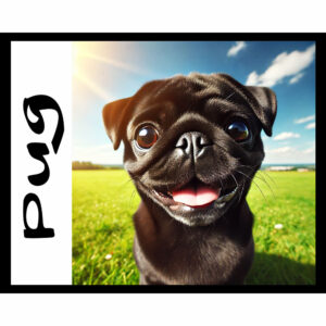 Dog Series: Pug (Black)