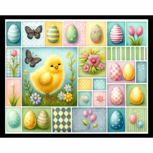 Easter Chick Grid