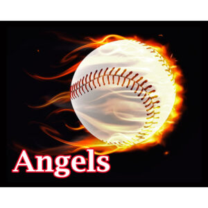 Flaming Baseball Angels