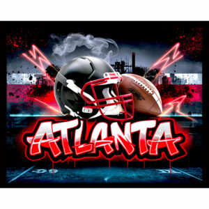 Football Graffiti - Atlanta