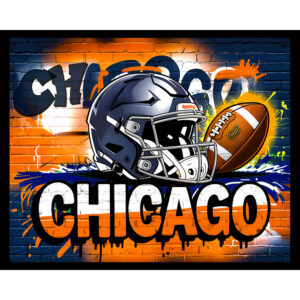 Football Graffiti - Chicago