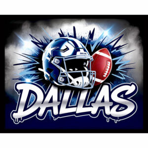 Football Graffiti - Dallas