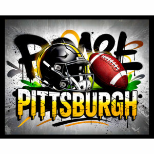 Football Graffiti - Pittsburgh