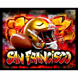 Football Graffiti - San Francisco