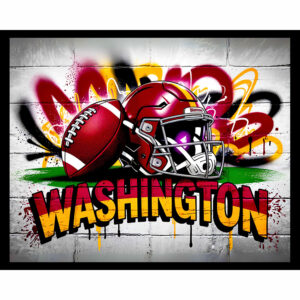 Football Graffiti - Washington