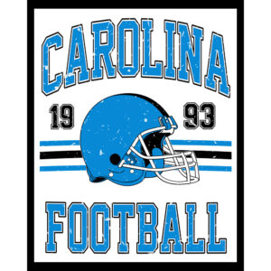 Football Grunge - Carolina