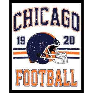 Football Grunge - Chicago