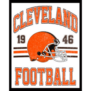 Football Grunge - Cleveland