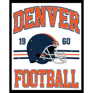 Football Grunge - Denver