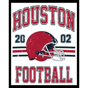 Football Grunge - Houston