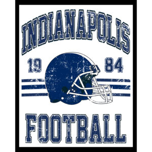 Football Grunge - Indianapolis