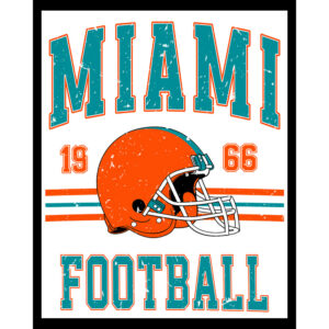 Football Grunge - Miami