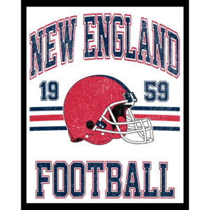 Football Grunge - New England