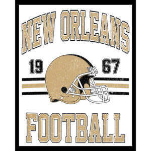 Football Grunge - New Orleans