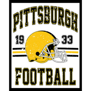 Football Grunge - Pittsburgh