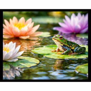 Frog on Lily Pad