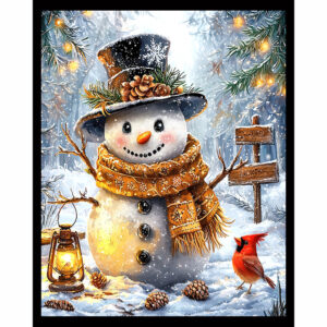 Frosty and the Cardinal