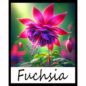 Flower Series: Fuchsia