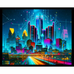 Futuristic Minneapolis