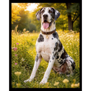 Great Dane in Field