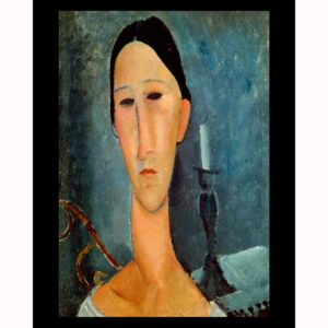 Hanka Zborowska with a Candlestick