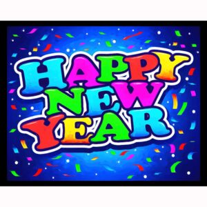 Happy New Year - Horizontal