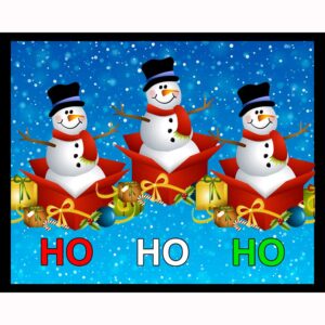 HO HO HO Snowmen
